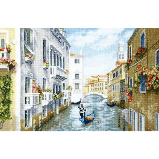 Charivna Mit Noon in Venice Counted Cross Stitch Kit